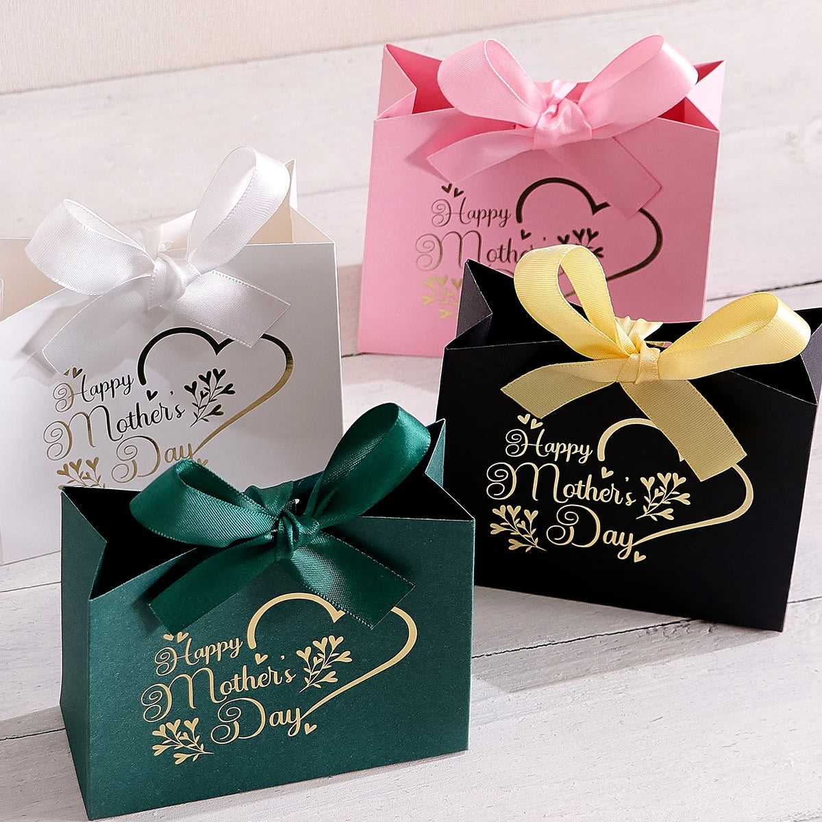 Cajas de Regalo para el Día de la Madre - Pack 5 Pcs Diseño Elegante