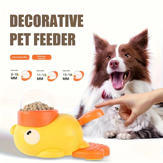 Dispensador Interactivo de Comida Lenta para Perros y Gatos