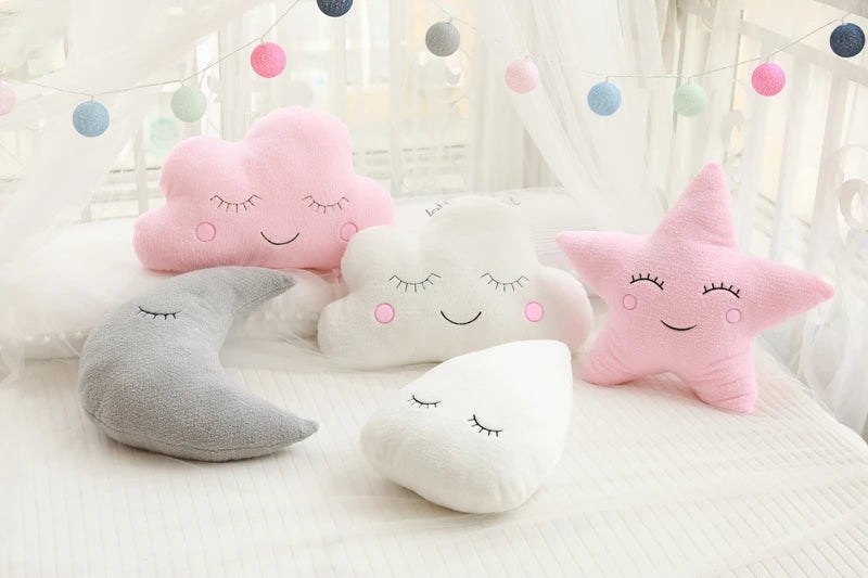 Peluche Nube Luna y Estrella – Cojín Decorativo Infantil