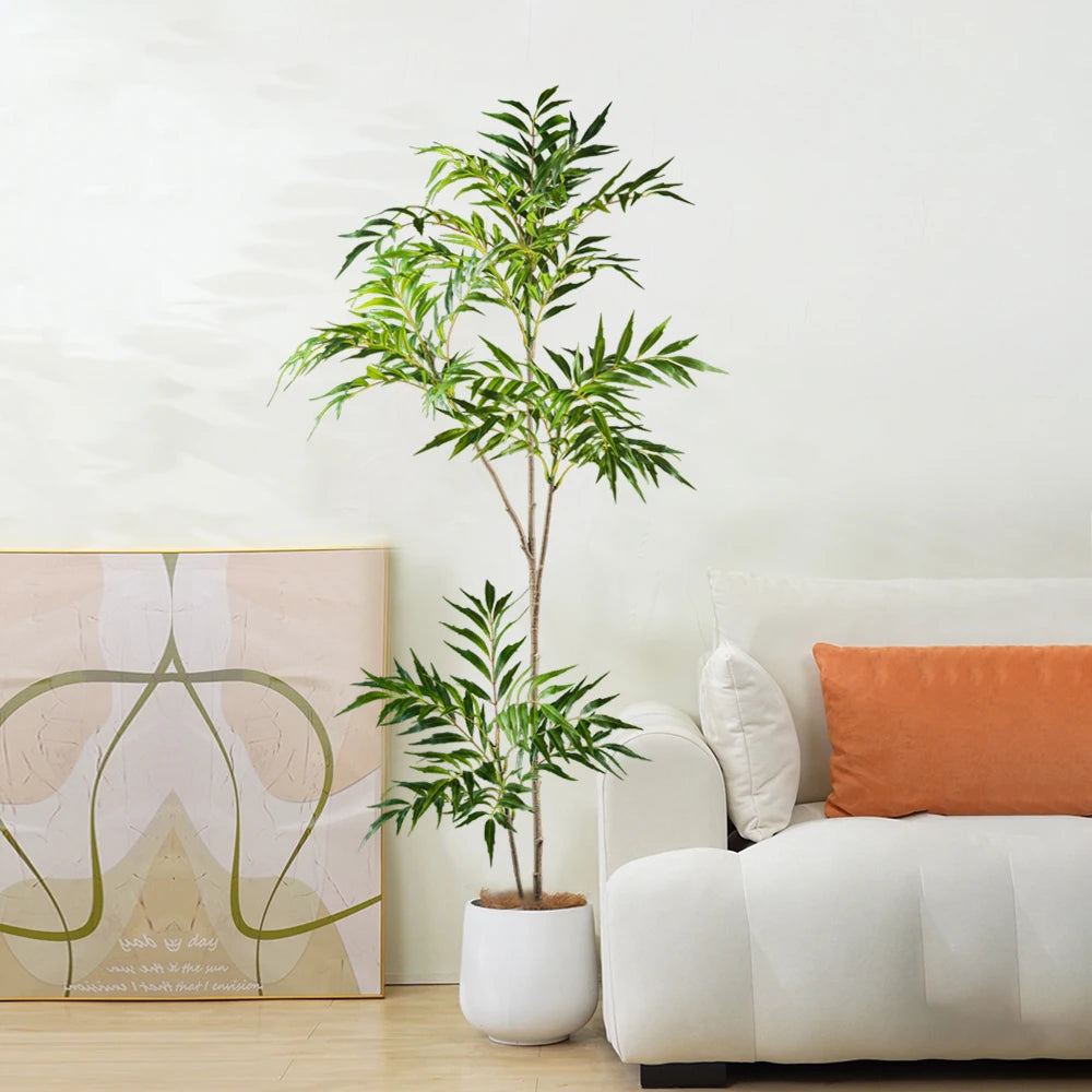 Planta Artificial Decorativa Tipo Palma Realista para Interior (78 cm - 140 cm)