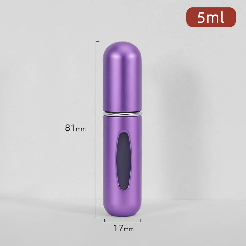 Botella Mini Spray Recargable – Ideal para Perfume o Líquidos de Viaje, Compacto y Portátil