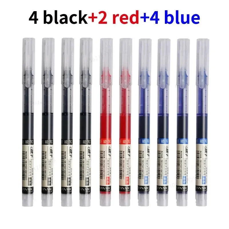 Set de 10 Bolígrafos de Gel 0.5 mm | Plumas de Escritura Suave para Escuela y Oficina