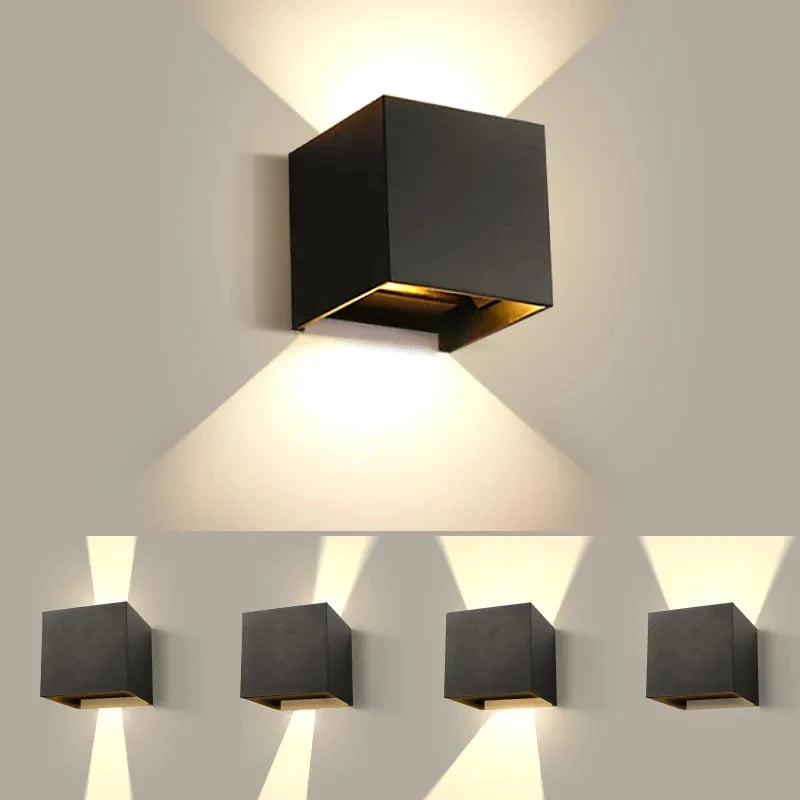Lámpara LED de Pared Moderna – Luz Decorativa para Interior y Exterior