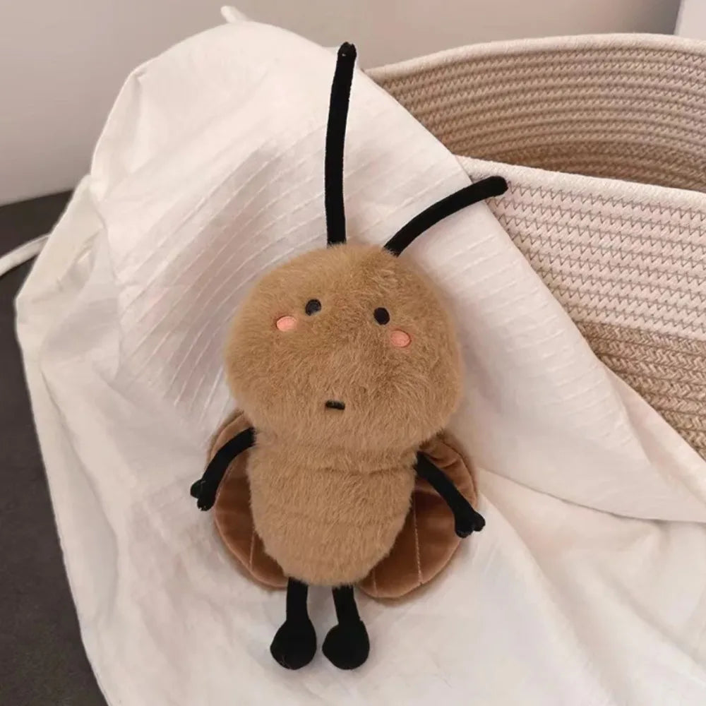 Peluche Divertido de Cucaracha Kawaii - Almohada de Felpa 20cm