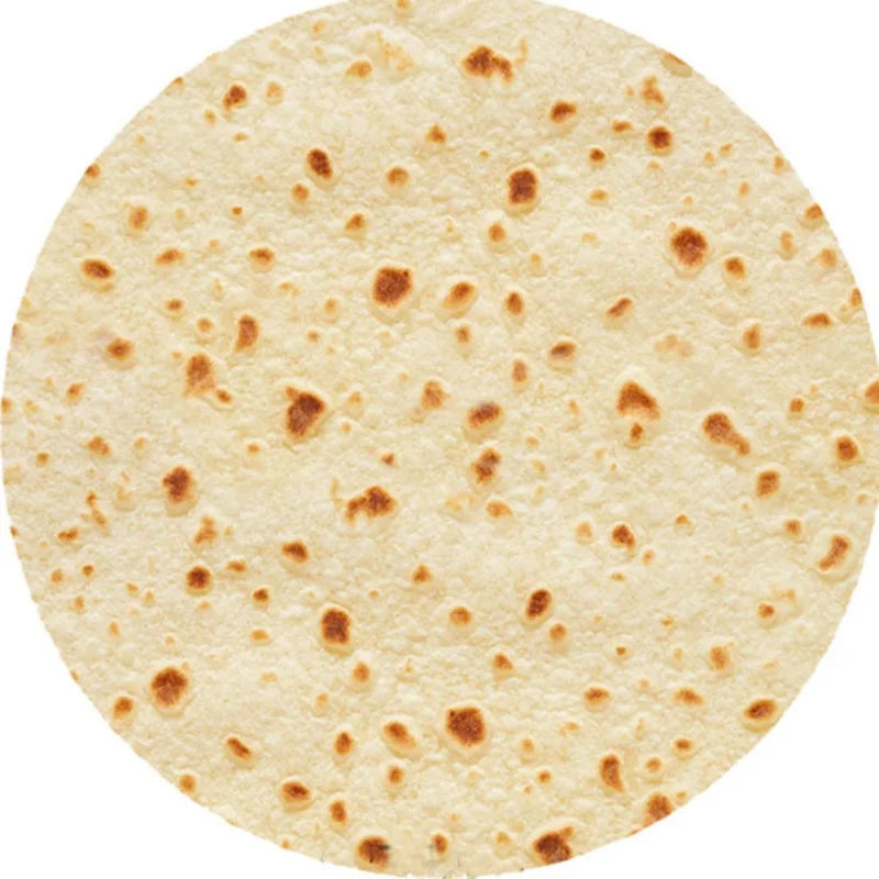 Manta Tortilla Gigante Suave – Cobija Divertida Decorativa, Calida y Ligera para el Hogar