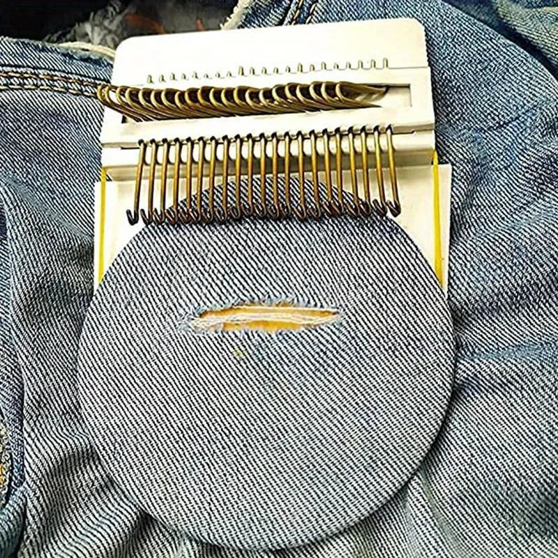 Heramienta de Costura y Tejido Creativo - Mini Loom Tool para Patching