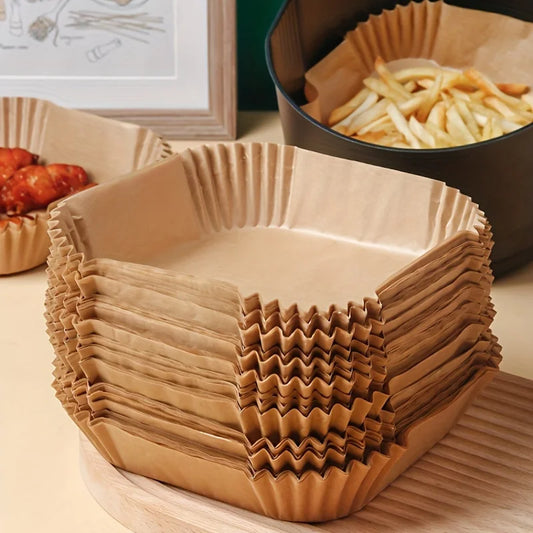 Papel Pergamino para Air Fryer Impermeable y Antiaherente - Repostería y BBQ