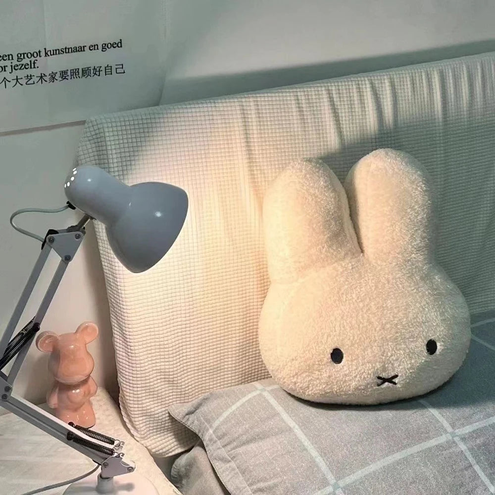 Peluche Kawaii Miffy 40CM - Almohada Suave de Conejo para Decoración