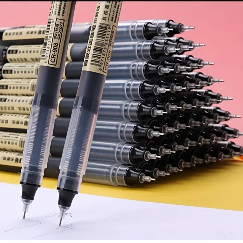 Set de 10 Bolígrafos de Gel 0.5 mm | Plumas de Escritura Suave para Escuela y Oficina