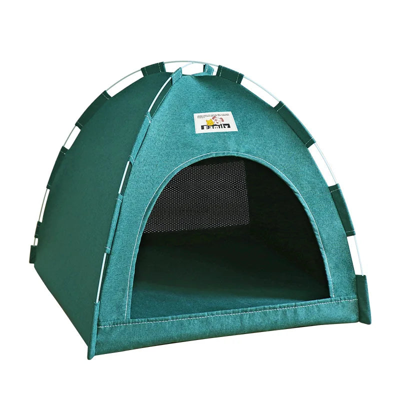 Casa Cueva para Gatos y Perros Pequeños – Cama para Mascotas Plegable y Portátil