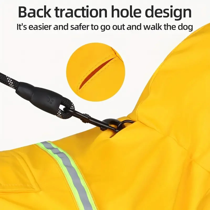 Impermeable con Capucha para Perros
