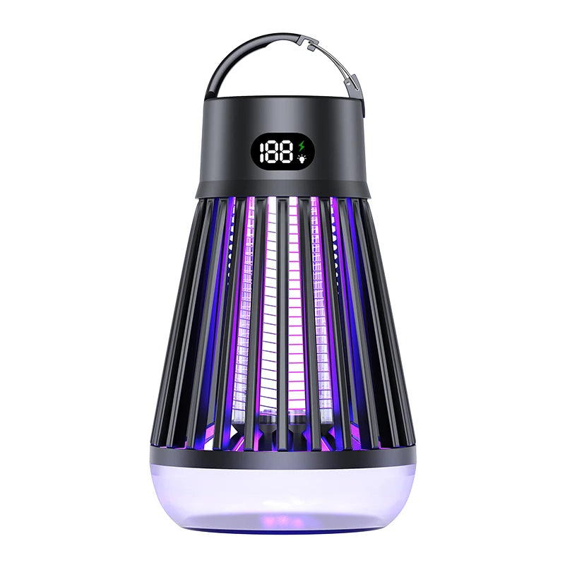 Lámpara Antimosquitos Recargable USB con Luz UV (Portátil 2 en 1)
