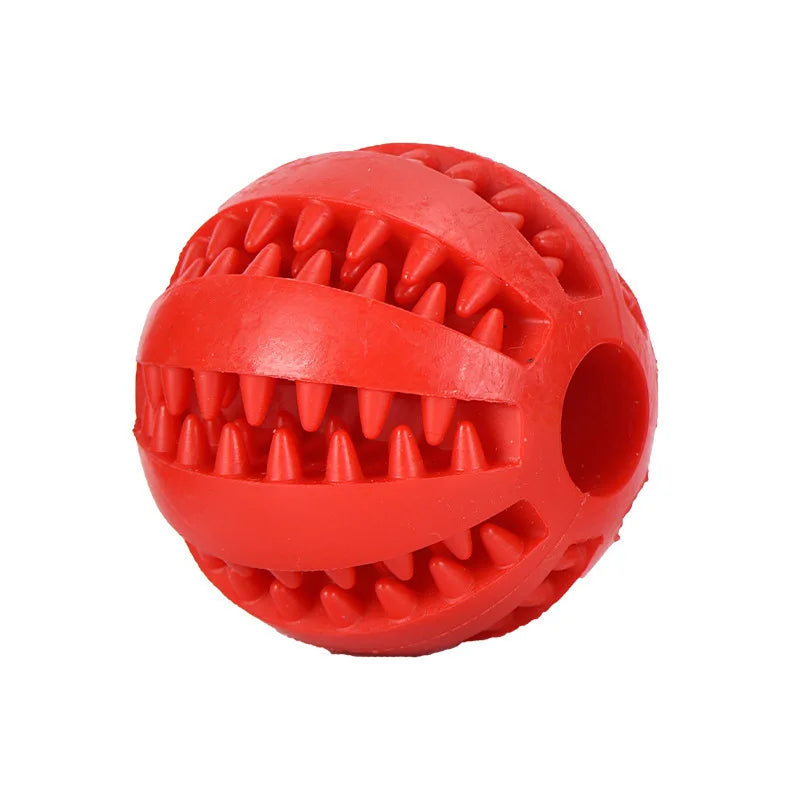 Pelota Interactiva para Mascotas de Goma Limpieza Dental