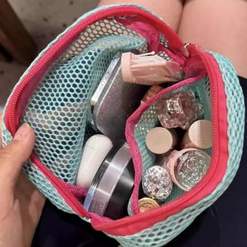 Neceser de Malla Doble Capa - Bolsa de Almacenamiento Ultra Ligera