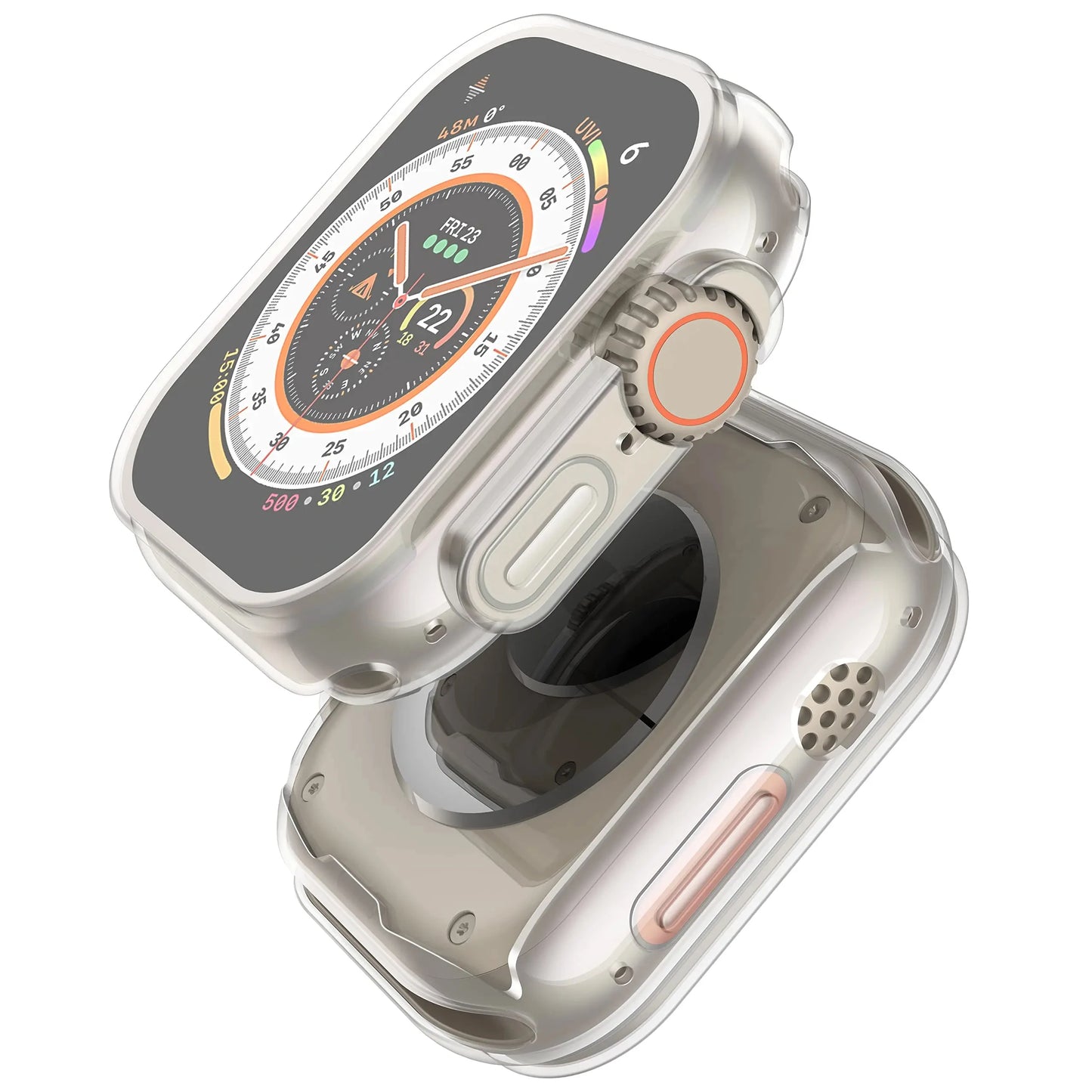 Funda Transparente con Protector para Apple Watch