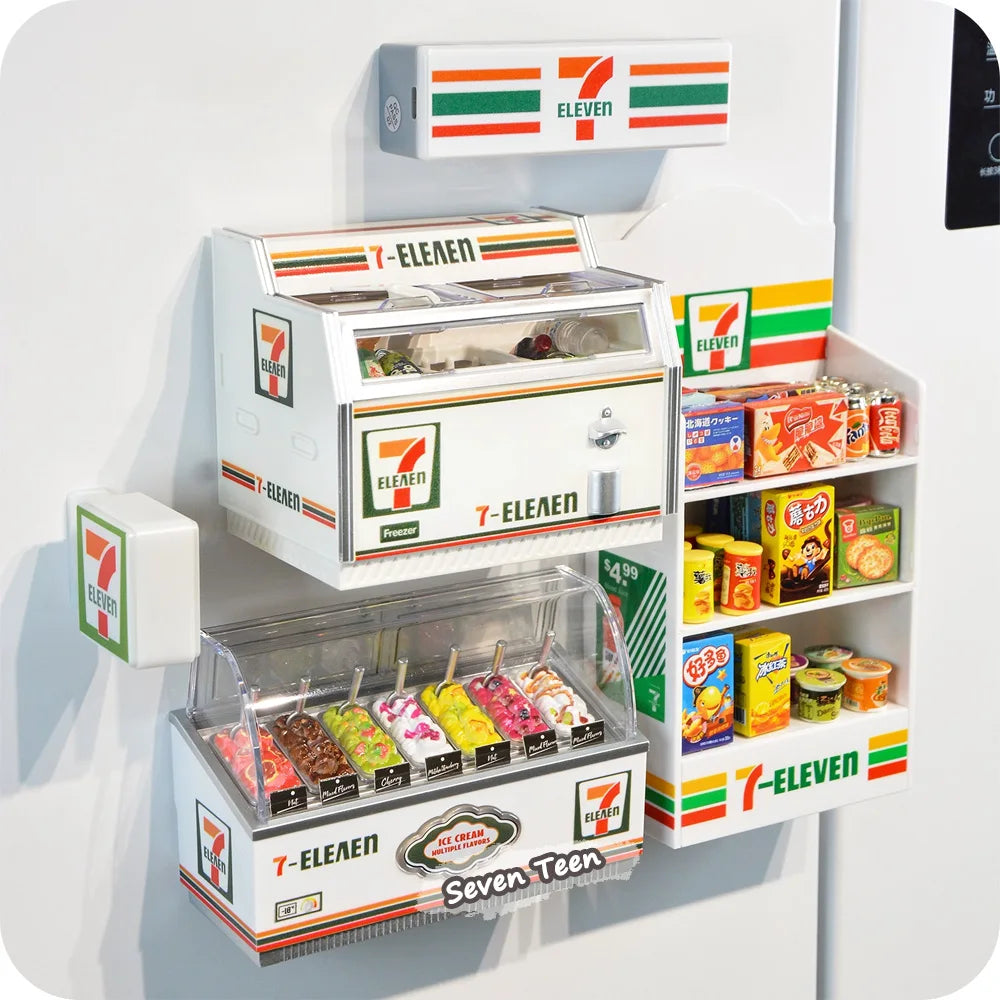 Imán para Refrigerador Tienda Japonesa - Decoración Creativa Miniatura