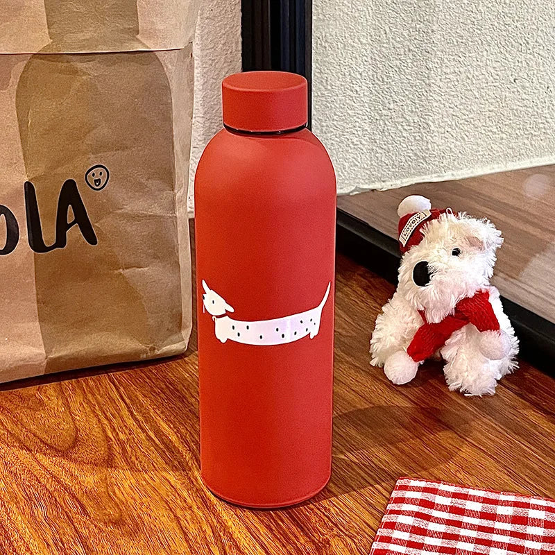 Termo de Acero Inoxidable Estilo Americano 500ml - Botella Térmica