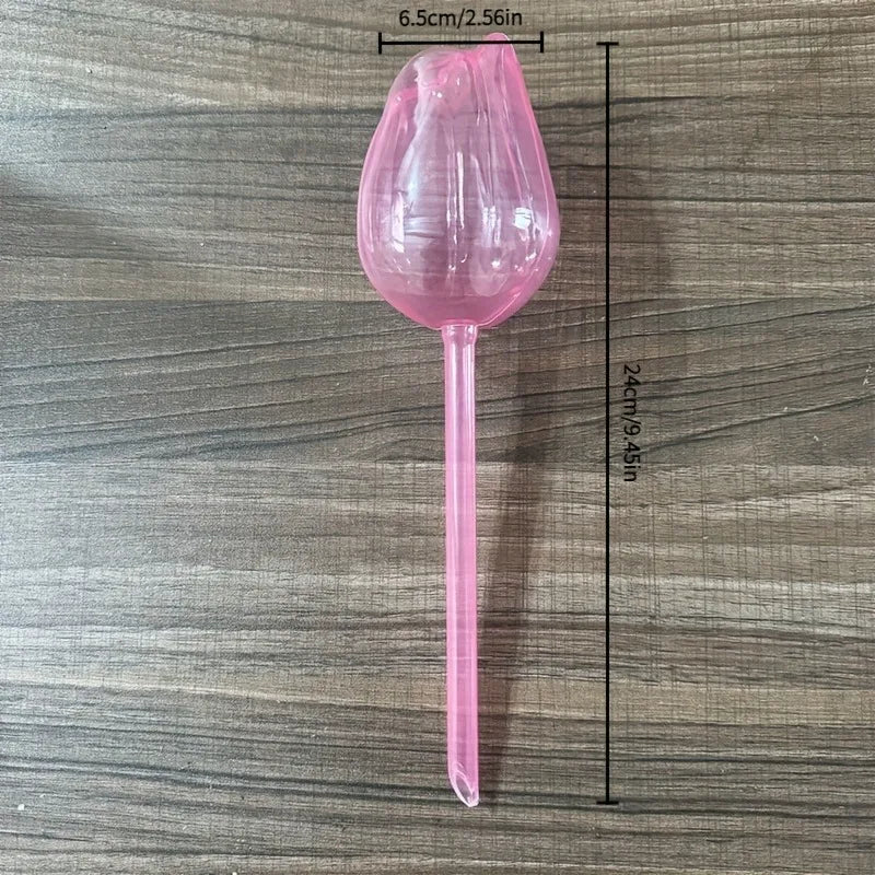 Regador Automático para Plantas en Forma de Tulipán - Plantas Decorativas