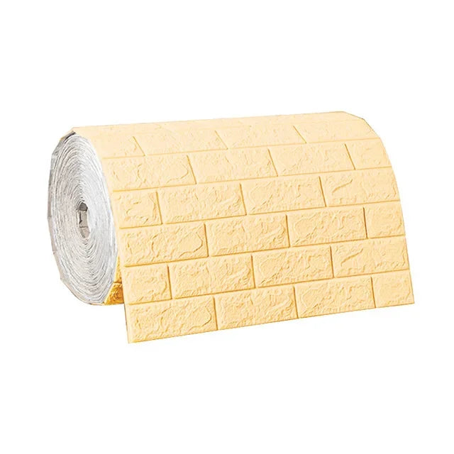 Papel Tapiz Adhesivo 3D Tipo Ladrillo
