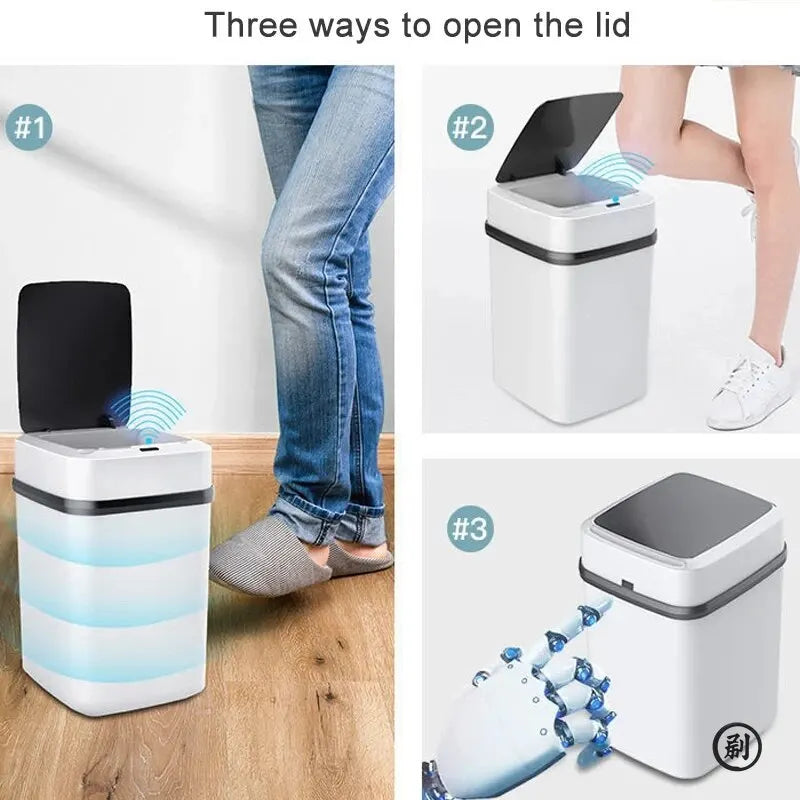 Bote de Basura Inteligente 13L con Sensor Automático