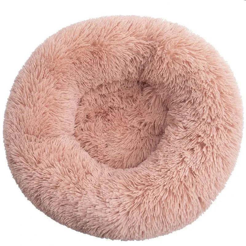 Cama Redonda Suave para Perros y Gatos – Cama Acolchada para Mascotas