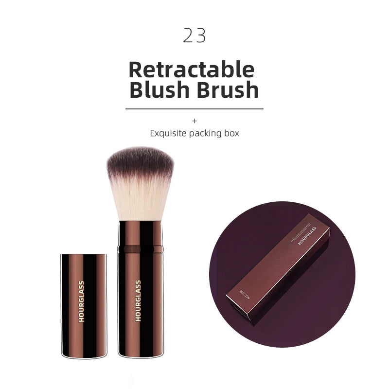 Brochas para Base, Polvo, Rubor y Sombras – Set Premium, Rostro y ojos