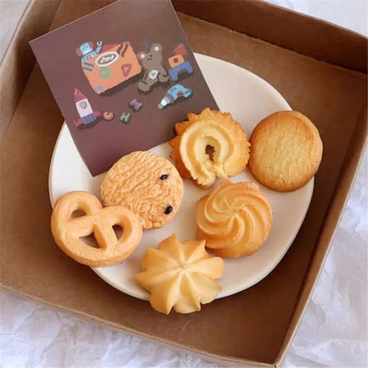 Set de 5 Pinzas para Cabello Galleta Cartoon | Clips de Pelo Divertidos