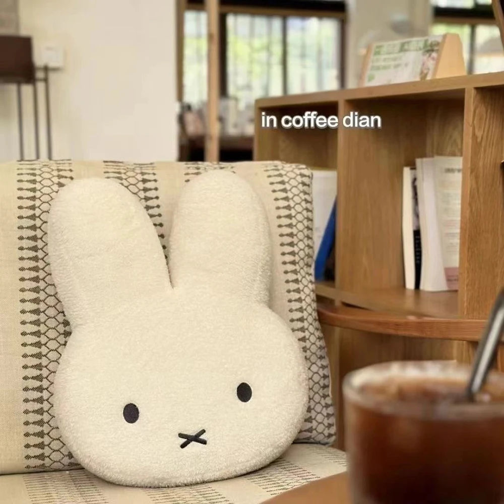 Peluche Kawaii Miffy 40CM - Almohada Suave de Conejo para Decoración
