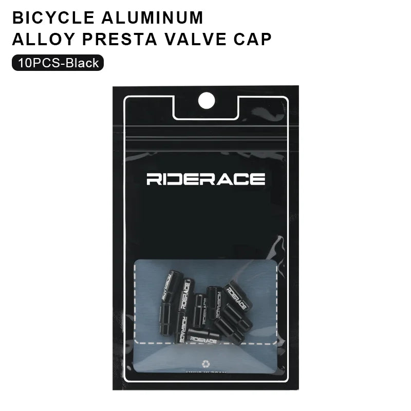 Tapas de Válvula Presta RIDERACE - Aleación de Aluminio CNC para MTB