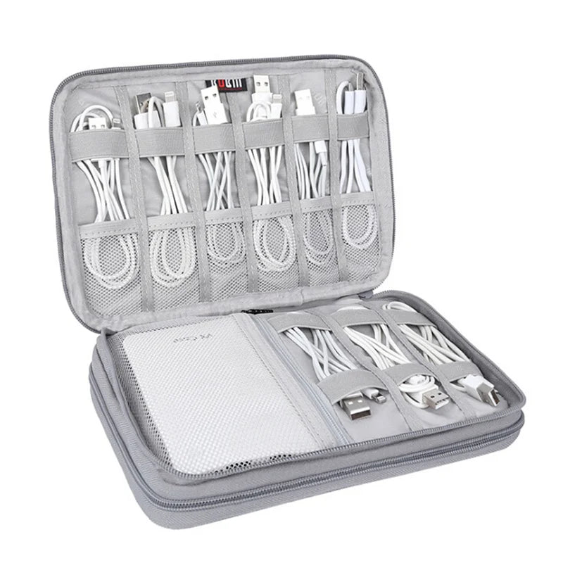 Organizador de Cables y Accesorios Electrónicos