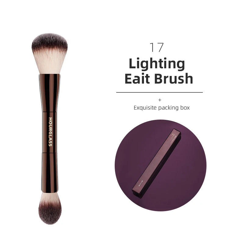 Brochas para Base, Polvo, Rubor y Sombras – Set Premium, Rostro y ojos