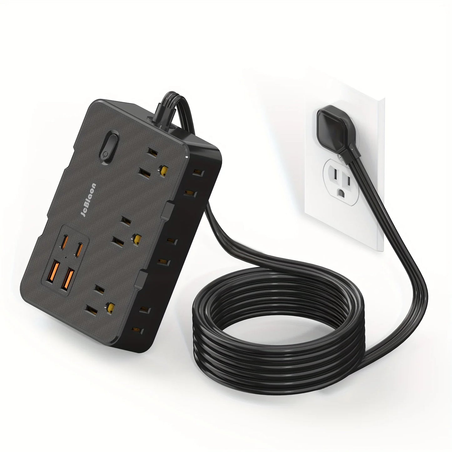 Extensión Multicontacto con USB y USB-C (Protección contra Sobretensión)