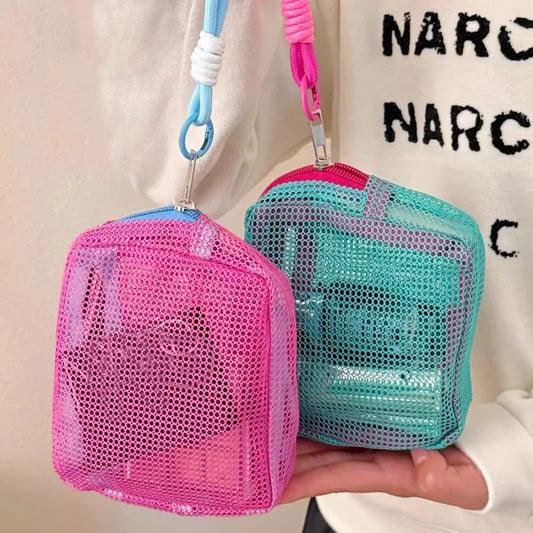 Neceser de Malla Doble Capa - Bolsa de Almacenamiento Ultra Ligera