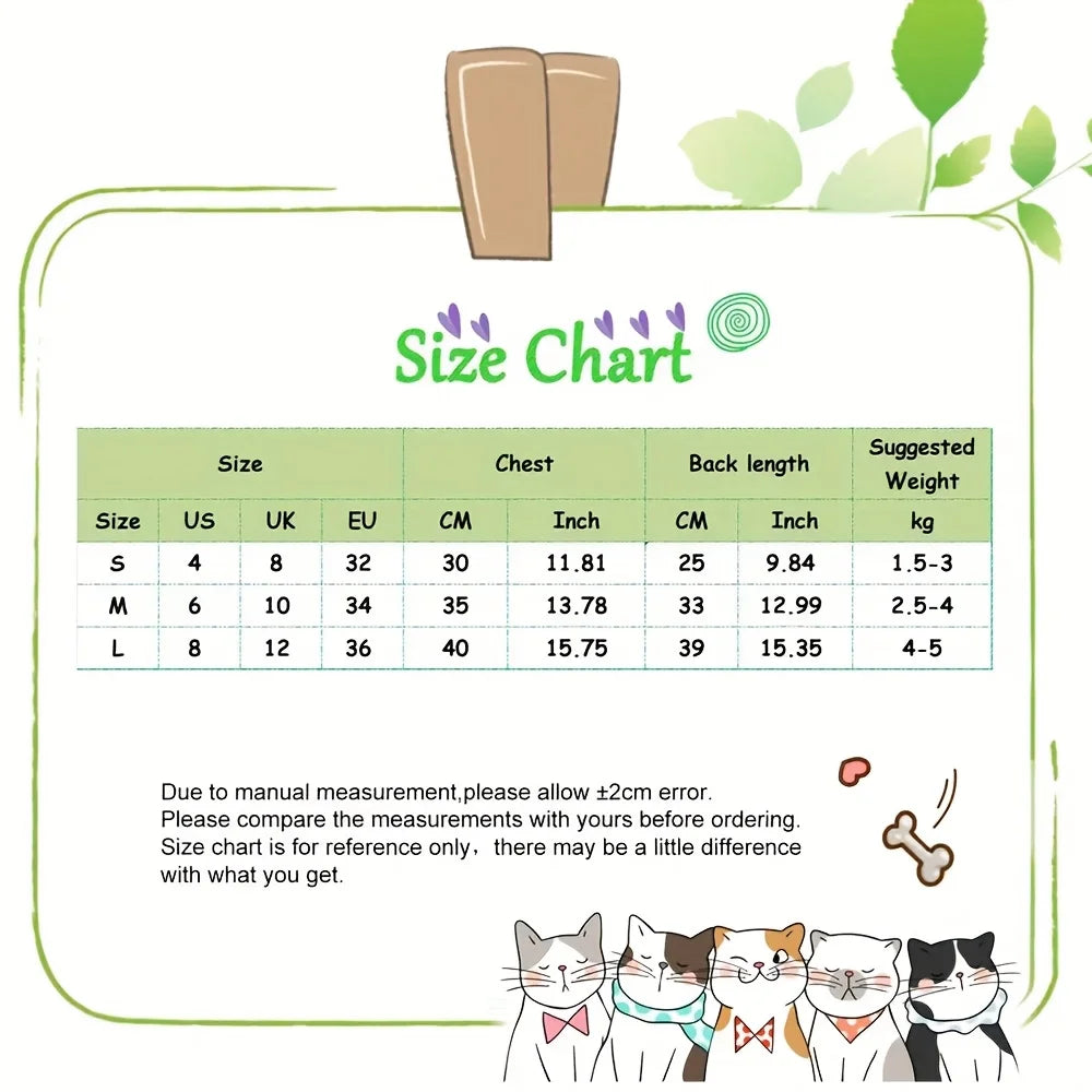 Traje Postoperatorio para Gatos Cómodo y Ajustable - Ropa de Recuperación pets