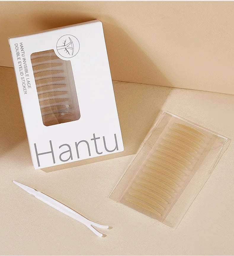 Adhesivos para Crear Doble Pliegue en Párpados – Acabado Natural, Efecto Ojos Más Grandes al Instante