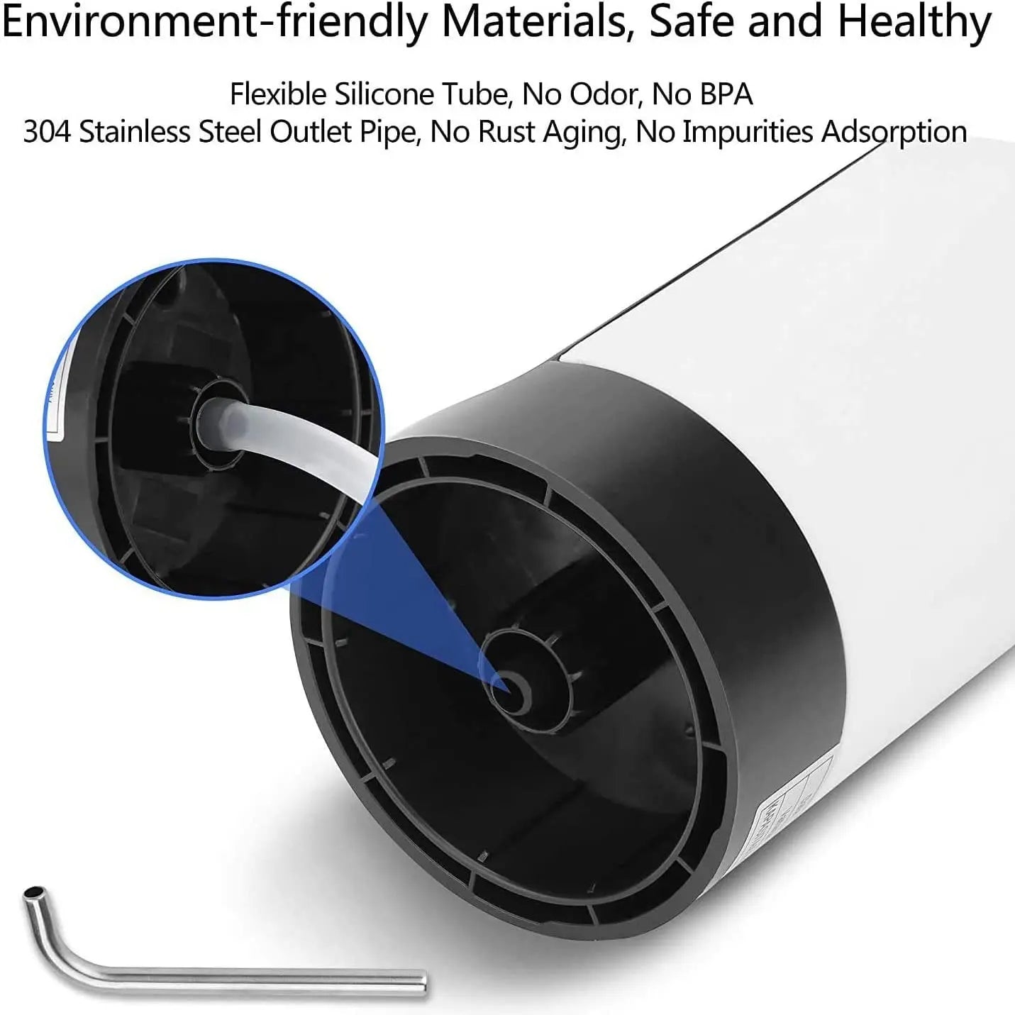 Bomba de Agua Eléctrica para Garrafón - Dispensador Recargable USB