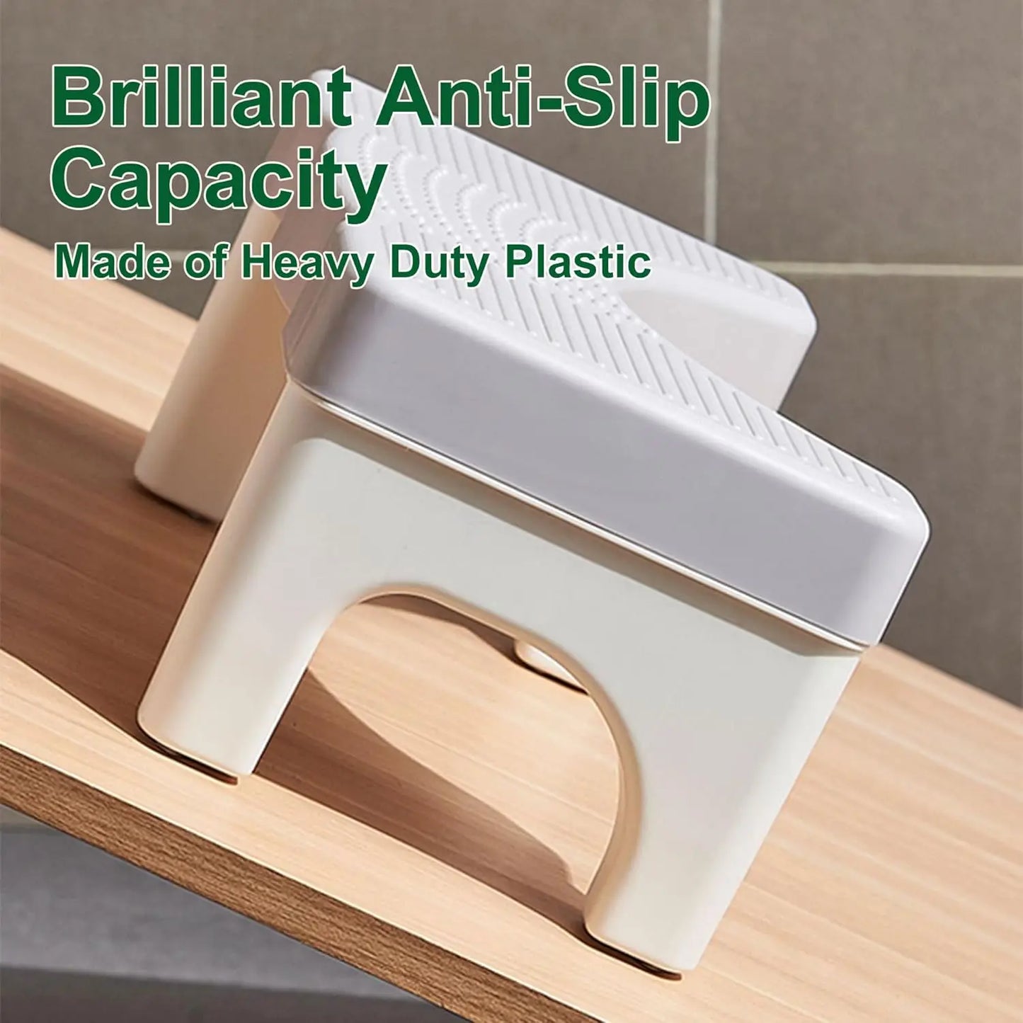Taburete Ergonómico para Baño (Reposapiés para Inodoro)