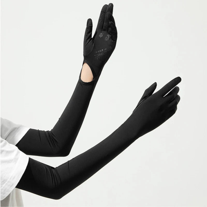 Guantes Largos de Protección UV UPF50+ - Mangas de Verano para Conducir