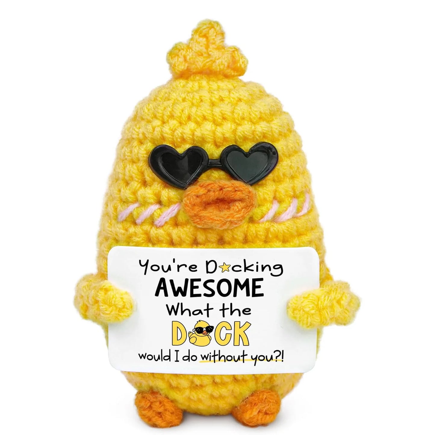 Adorno de Vaca Tejida a Mano - Regalo de Energía Positiva y Motivación