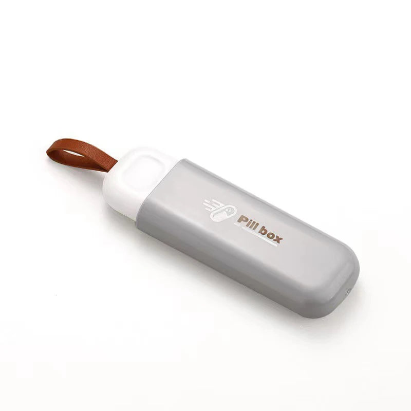 Pastillero Portátil de 3 Compartimentos - Estuche Impermeable y Colorido