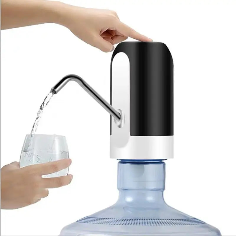 Bomba de Agua Eléctrica para Garrafón - Dispensador Recargable USB
