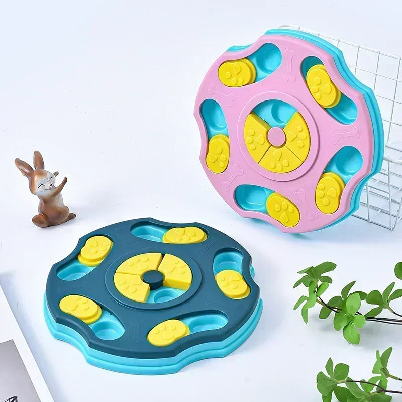 Juguete Interactivo para Perros y Gatos – Rompecabezas Dispensador de Comida
