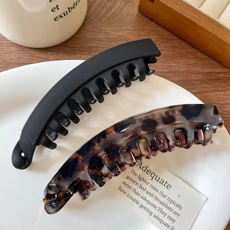Clip de Cabello Banana Carey 12.5cm - Pinza de Pescado para Mujer