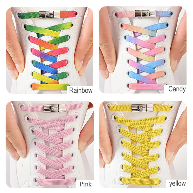 Agujetas de Poliéster sin Atar 100cm - Cordones Elásticos para Niños y Adultos