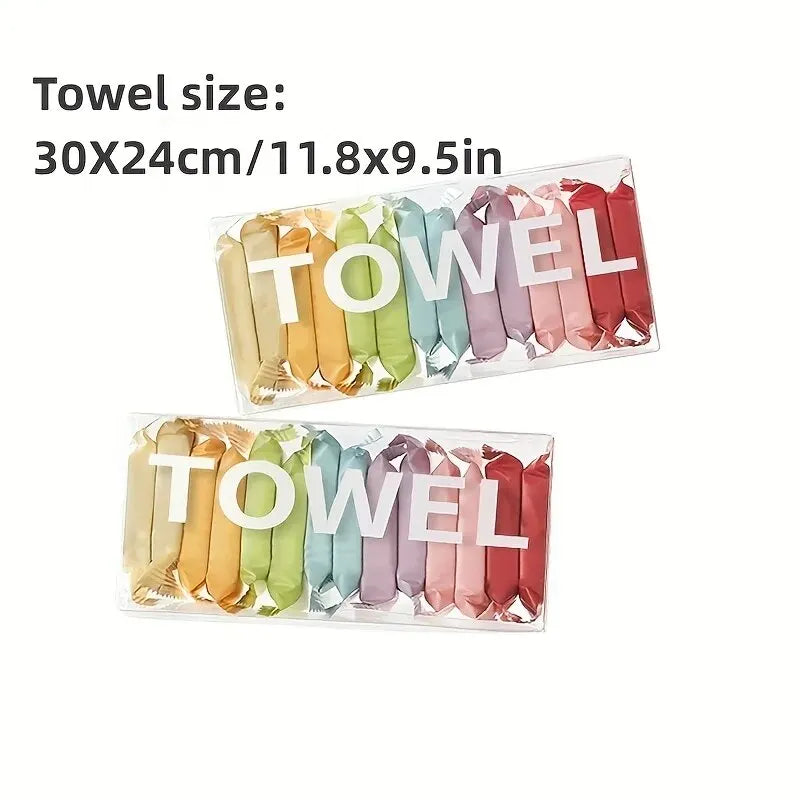 Mini Toallas de Viaje Engrosadas - Pack de 14 Unidades para Higiene