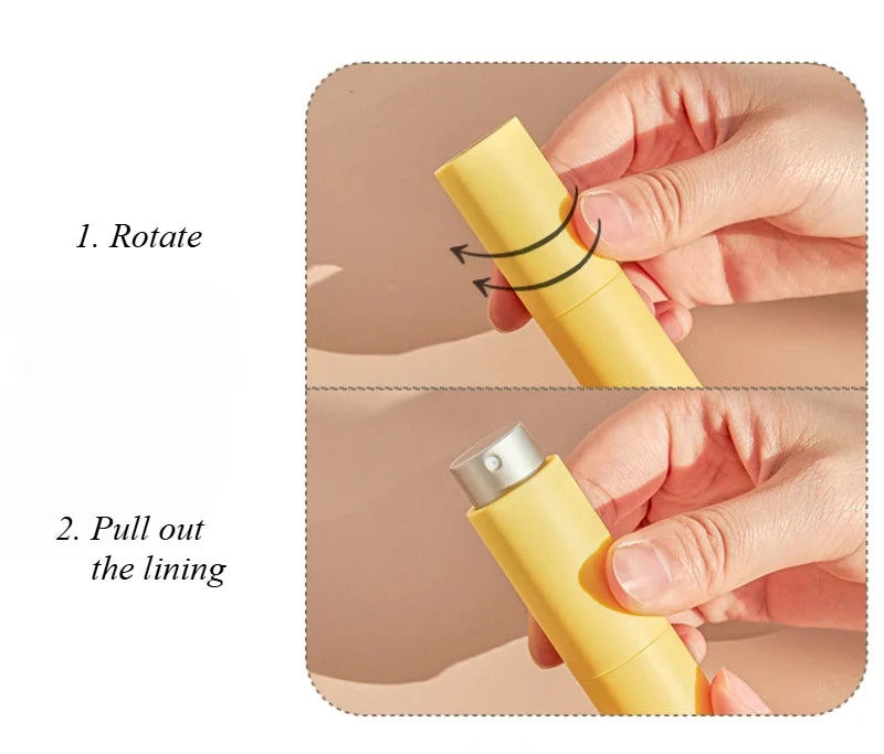 Atomizador de Perfume Recargable 8ml y 10ml – Mini Spray Portátil de Viaje