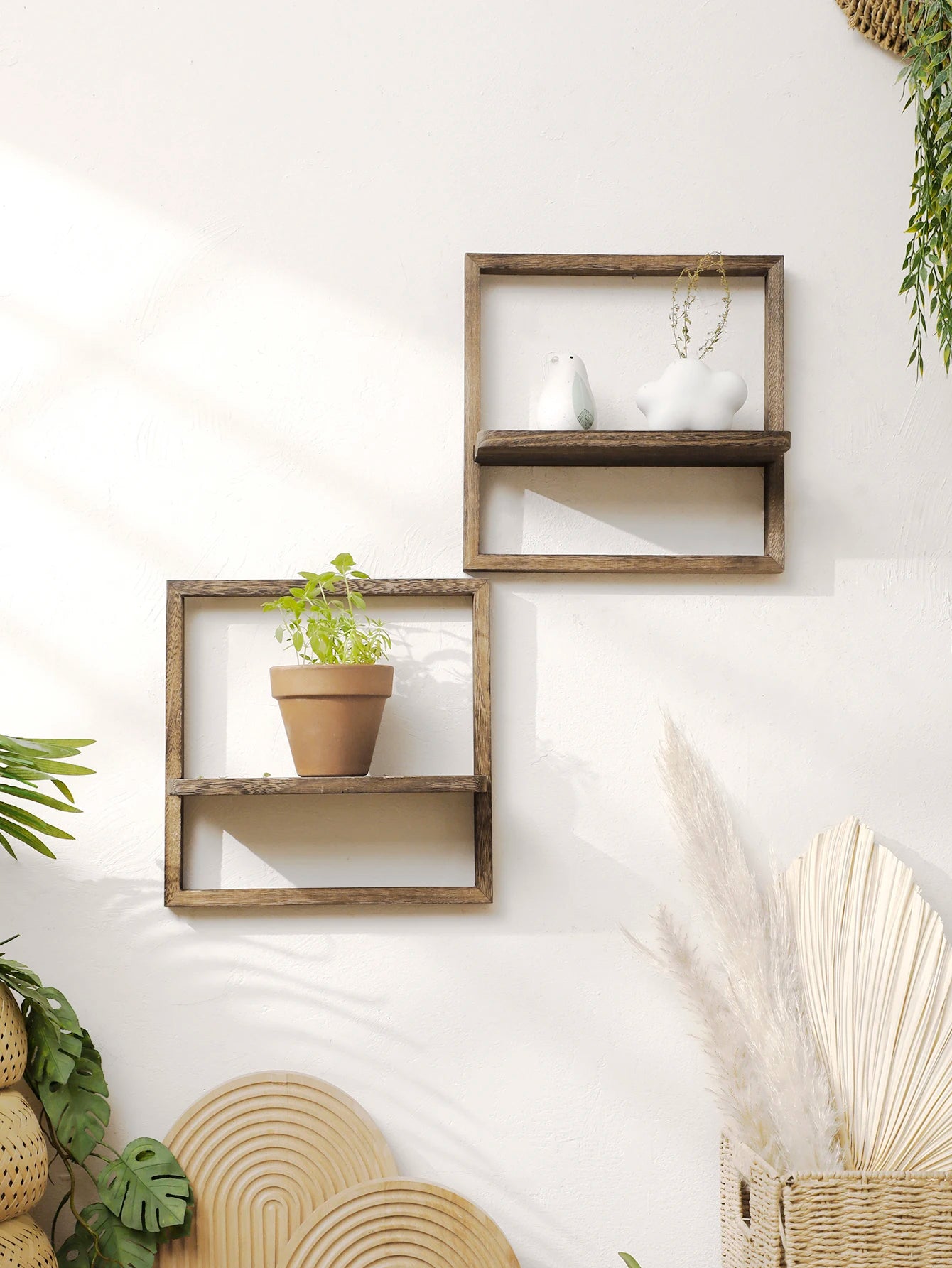 Repisas Flotantes de Madera Decorativas para Pared