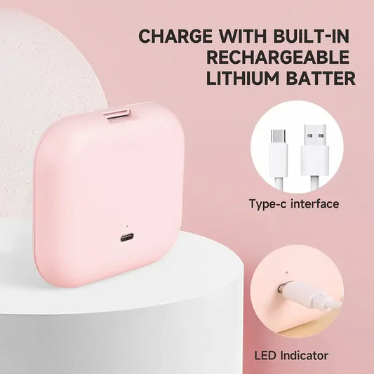 Espejo de Bolsillo con Aumento y Luz LED para Maquillaje