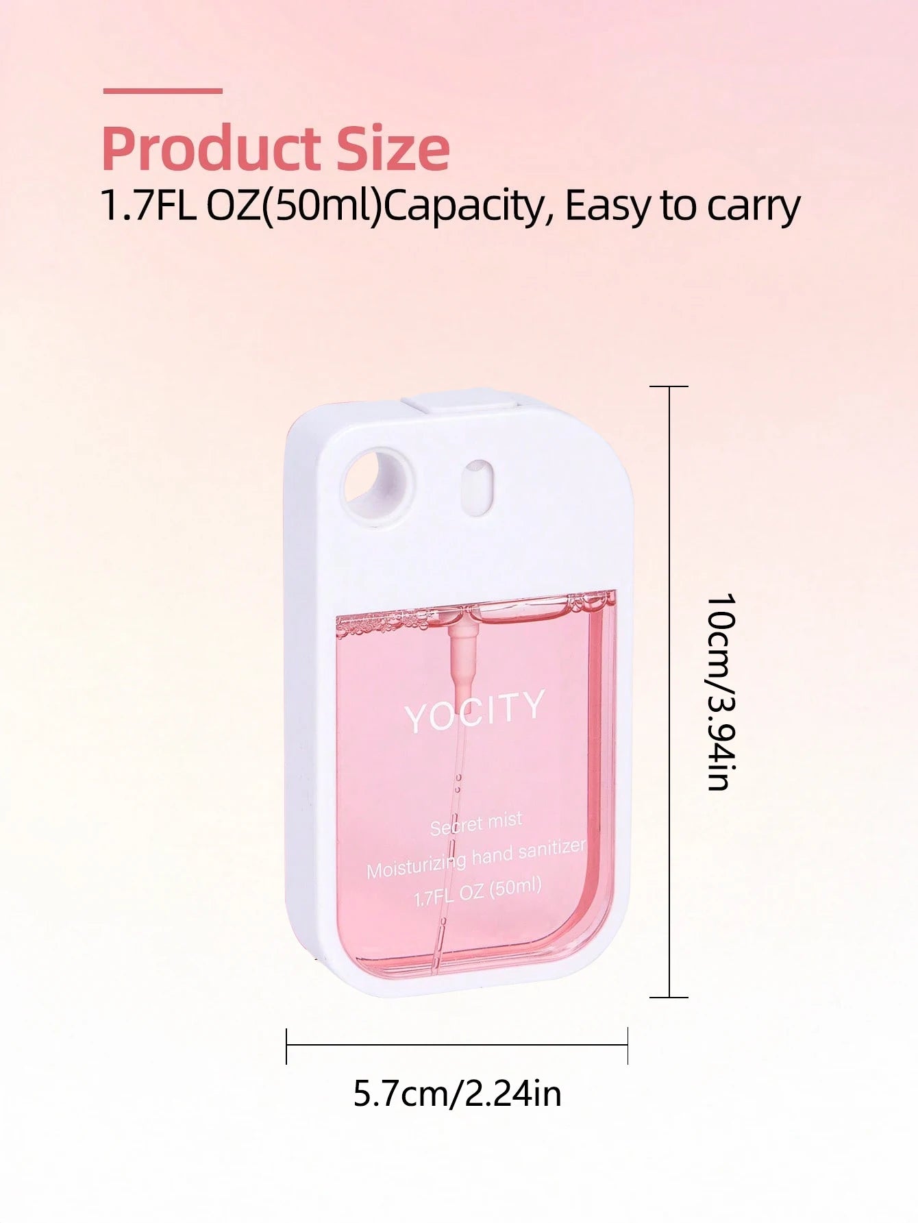 Mini Spray Aromático Desinfectante Portátil para Manos y Ambiente (50 ml)