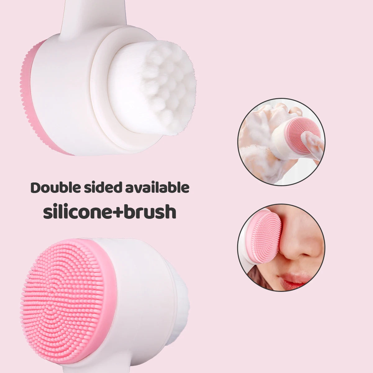 Kit de Cuidado Facial con Rodillo, Gua Sha, bandas para las manos y cara y Cepillo Limpiador | Set de Skincare para Mujer and ladies.